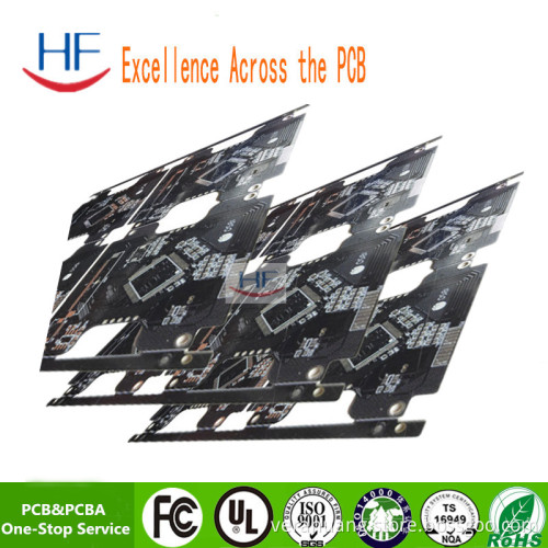 Double Copper Multilayer Assembly PCB with Black Printed Circuit Board